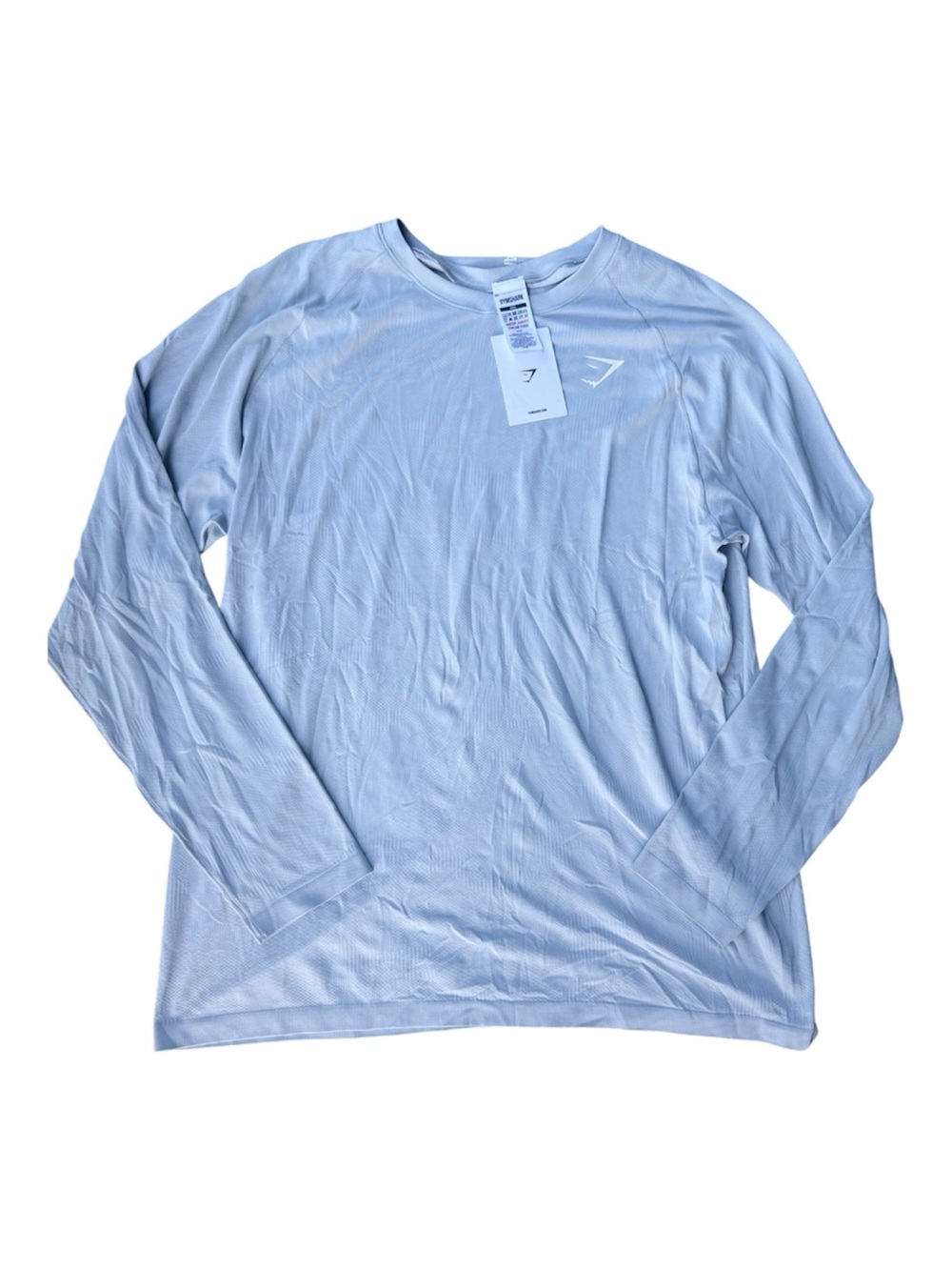 Mens Gymshark Geo Seamless Long Sleeve T-Shirt